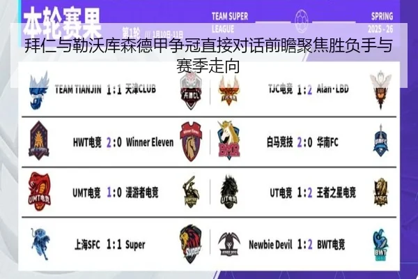 拜仁与勒沃库森德甲争冠直接对话前瞻聚焦胜负手与赛季走向